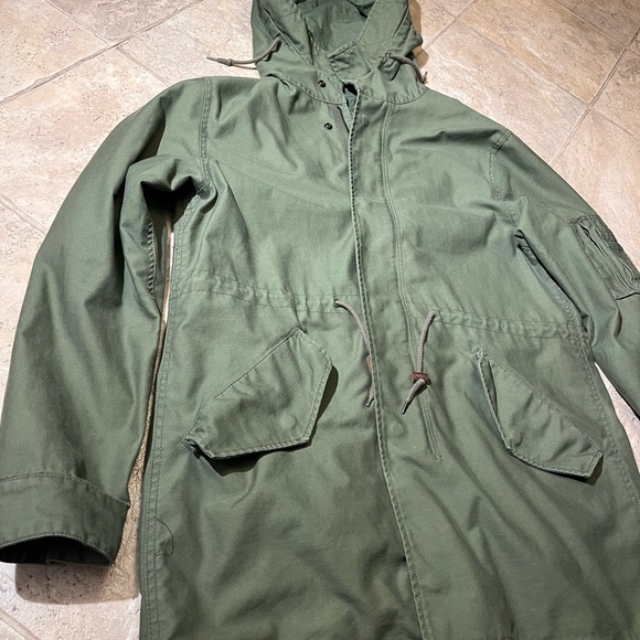 Alpha Industries Olive Military Jacket - Picture 2 of 7
